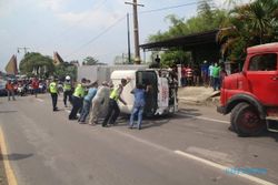 Kecelakaan Beruntun di Klaten, 3 Penumpang Grand Max Cedera Ringan