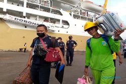 Mudik Gratis dengan Kapal, 413 Pemudik Tiba di Pelabuhan Tanjung Emas