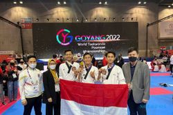 Indonesia Awali Kejuaraan Dunia Taekwondo 2022 dengan Medali Perunggu
