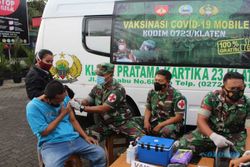 Strategi Jitu Kodim dan Polres Klaten Kebut Vaksinasi Sebelum Lebaran