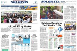 Solopos Hari Ini: Jokowi King Maker
