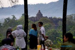 Menikmati Indahnya Alam Borobudur dari Bukit Dagi Magelang
