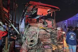 4 Meninggal, Ini Foto-Foto Kecelakaan Bus Pariwisata di Ciamis Jabar