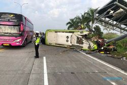 Ngeri, Kondisi Bodi Bus Kecelakaan Maut di Tol Surabaya Rusak 80%