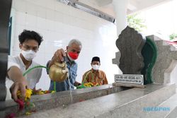 Lebaran, Ganjar Ziarah ke Makam Pangeran Diponegoro di Makassar