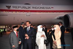 Ma'ruf Amin Sambut Presiden Jokowi dari AS di Bandara Soekarno-Hatta