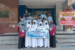 Antusias, Murid MTs Muhammadiyah Surakarta Wisata Literasi di Solopos