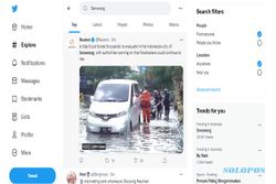 Gegara Banjir Rob, Semarang Trending Topic di Twitter
