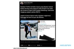 Ketemu Elon Musk Pakai Sepatu Lokal, Jokowi Dipuji Warganet Malaysia
