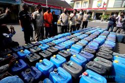 Polres Kediri Sita 4.200 Liter Ciu dari Sukoharjo, Akan Dijual di Jatim
