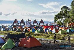 Festival 1.000 Tenda Kaldera, Promosi Wisata Baru di Tepi Danau Toba