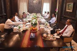 Jokowi Makan Siang Bersama Ketum Parpol Jelang Pelantikan Menteri