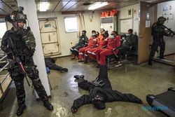 Aksi Kopaska Latihan Operasi Kontra Teror Maritim di Kepulauan Seribu