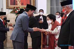 Foto-Foto Presiden Lantik Megawati Sebagai Ketua Dewan Pengarah BPIP
