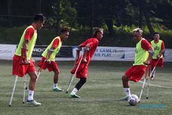 Latihan Timnas Amputasi Indonesia Persiapan Piala Dunia di Turki