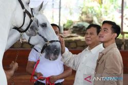 Prabowo Ajari Gibran Naik Kuda di Hambalang