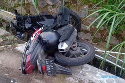 Kronologi Kecelakaan Maut Motor Masuk Got di Ngargoyoso