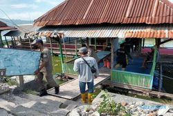 Pembongkaran Warung Apung Rawa Jombor Klaten Berlanjut, Ini Kondisinya