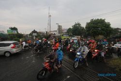 Ada Penyempitan Simpang Joglo Solo, Bus AKDP Molor Tak Sampai 5 Menit