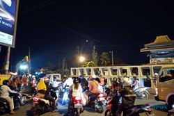Mulai Penyempitan, Begini Situasi Lalu Lintas Di Simpang Joglo Solo