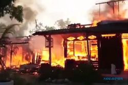 Gegara Konsleting, Empat Rumah di Gubug Grobogan Terbakar