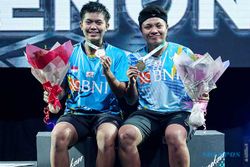 Momen Ganda Putri Indonesia Apriyani/Fadia Juara Malaysia Open 2022