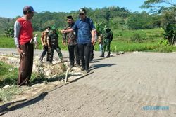 TMMD Sengkuyung II Dibuka, 815 Meter Jalan Desa di Karanganyar Dicor