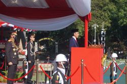 Ini Isi Pesan Presiden Jokowi saat Pimpin Upacara HUT ke-76 Bhayangkara