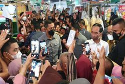 Waduh! Copet Beraksi saat Jokowi Kunjungi Pasar Peterongan Semarang