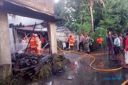 Kebakaran Pangkalan Gas LPG Bantul, Pemilik Terluka & Rugi Rp200 Juta