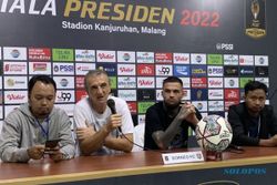 Piala Presiden 2022: Pelatih Borneo FC Anggap Arema Cenderung Bertahan