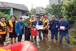 BRI Beri Bantuan Korban Banjir di Ciledug, Tangerang, dan Garut