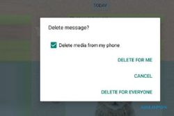 Kini Hapus Pesan di Aplikasi WhatsApp Butuh Waktu Dua Hari