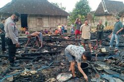 Korsleting, Rumah Petani di Tanggungharjo Grobogan Ludes Terbakar