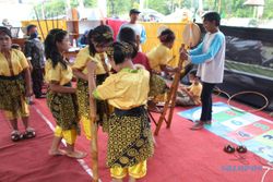 Berebut Piala Bupati Klaten, 18 Kelompok Tingkat SD Ikuti Lomba Dolanan Anak