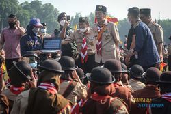 Tinjau Jamnas Pramuka di Cibubur, Jokowi Apresiasi Berbagai Kegiatan