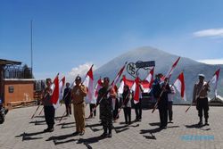 Eks Napiter Ikut Kibarkan Bendera Merah Putih di New Selo Boyolali
