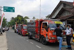 Warga Sragen Minta Dishub Tertibkan Truk di Jalan Sambirejo-Sukorejo