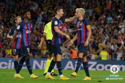 Hasil Liga Spanyol: Barcelona Bantai Valladolid 4-0, Lewandowski Cetak Brace