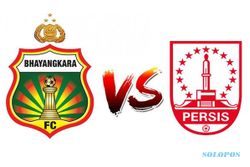 Sundulan Rodriguez Bawa Persis Solo Unggul 1-0 Atas Bhayangkara FC