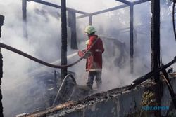 Kebakaran di Setabelan Solo, Lima Kamar Indekos Ludes