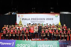 Mantap! Atlet Muda PB Djarum Bawa Jateng Juara Piala Presiden 2022