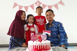 Lahir 17 Agustus, Bocah asal Sragen ini Diberi Nama Putri Merah Putih