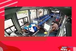 Viral Penumpang Bus Ambil Tas Pengemudi, Warganet Riuh Bahas Motif