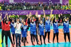 Hajar Thailand 3-0, Indonesia Raih Emas Voli Duduk Putri APG 2022