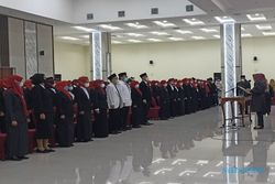 152 Pejabat Fungsional Sukoharjo Dilantik, Bupati Jelaskan Daftar Penempatannya