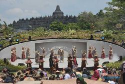 2.000 Warga Semarakkan Kirab Budaya G20 di Borobudur Magelang