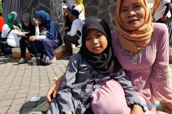 Bocah SDN 3 Banyurip Sragen Curi Perhatian di Acara Jalan Sehat Muhammadiyah