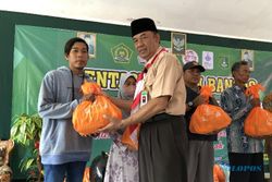 Rayakan Milad, MTSN 4 Sragen Salurkan 252 Paket Sembako ke 4 Desa di Plupuh