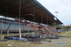 Begini Kondisi Stadion Dimurthala Aceh Pasca Dirusak & Dibakar Penonton